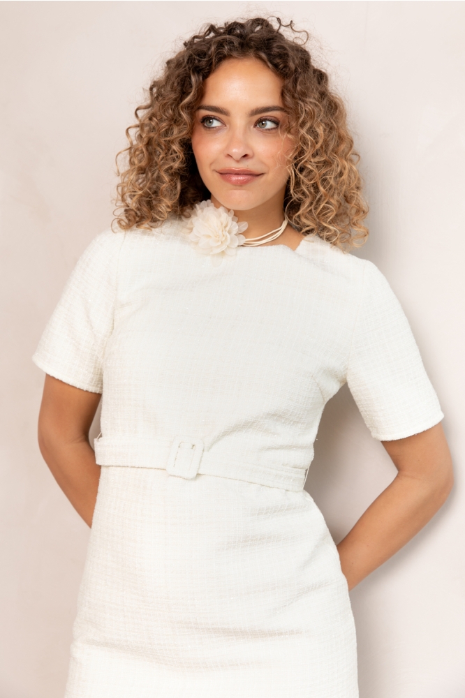 DANIQUE WV BOUCLE SEQUIN 25 1 403 Off-white
